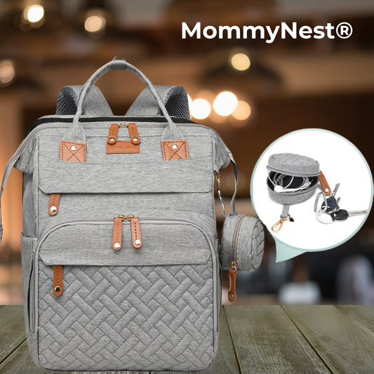 MommyNest®

Baby Bag with Mosquito Net Crib & USB Charging