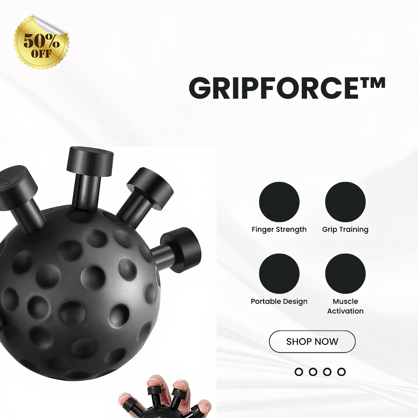 GripForce™  Hand & Forearm Strengthener