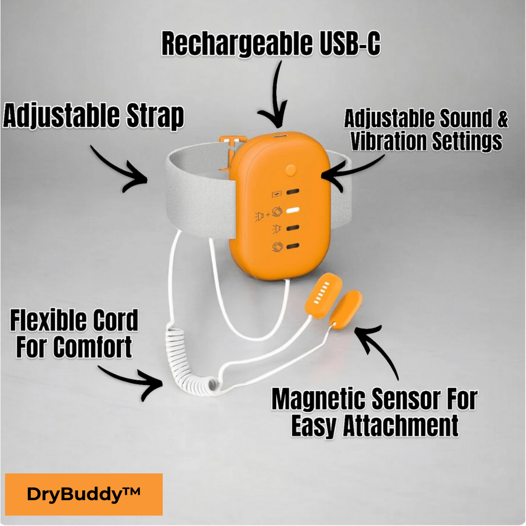 DryBuddy™ Pro: Smart Bedwetting Alarm for Kids & Elder Care