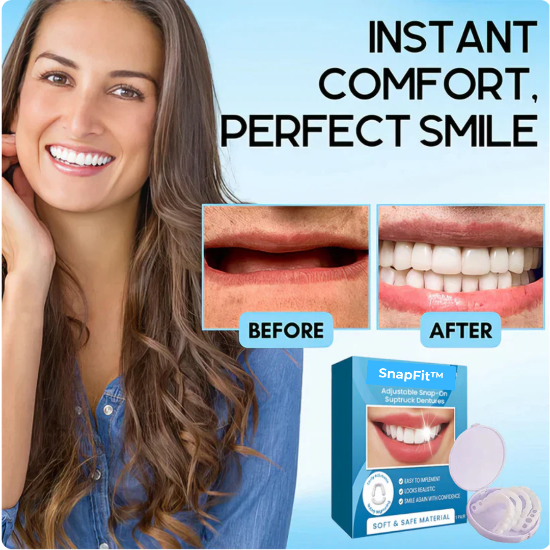 SnapFit™ Instant Smile Dentures 🔥 LAST DAY SALE 75% OFF