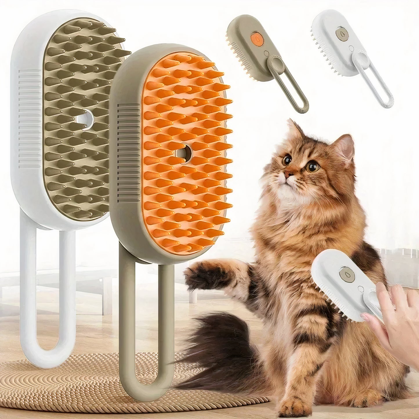 FurEase Pro Steam Brush