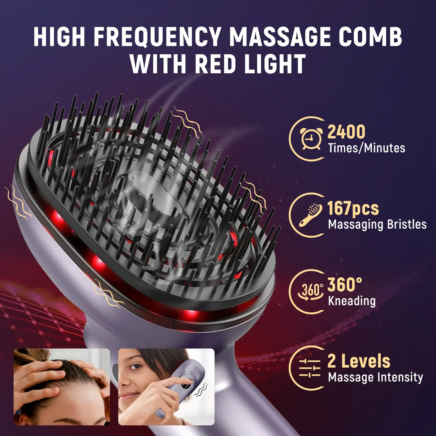 GlowScalp™ Relaxation Massager